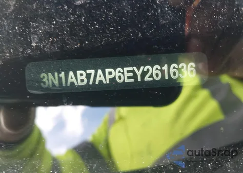 2014 Nissan Sentra Sr from USA, damaged, VIN 3N1AB7AP6EY261636